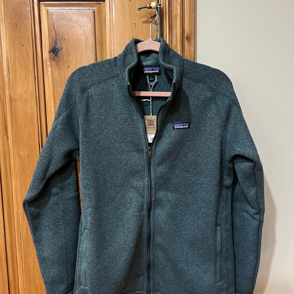 Patagonia w's better sweater. Size large. nouveau green. NWTS